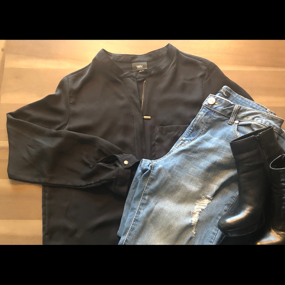 Black long Sleeve blouse